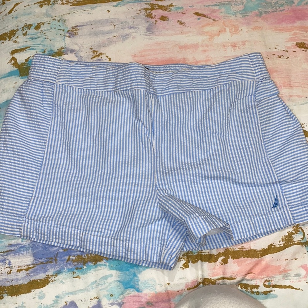 NÁUTICA blue shorts